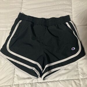 Champion Women's Black and Gray Athletic Shorts